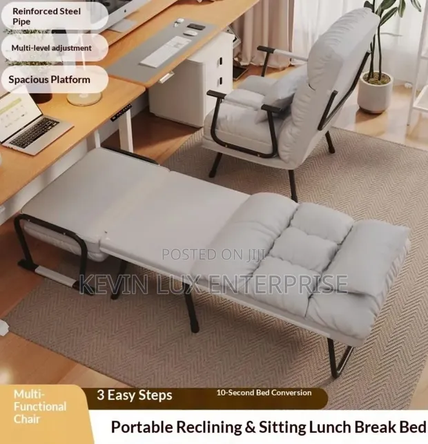 Portable Reclining Chair and Bed - 1
