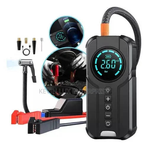 4-in-1 Power Bank Tyre Inflator & Kick Starter - 1