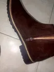 Brown Suede Chelsea Boots - Men's Size 43 - 4