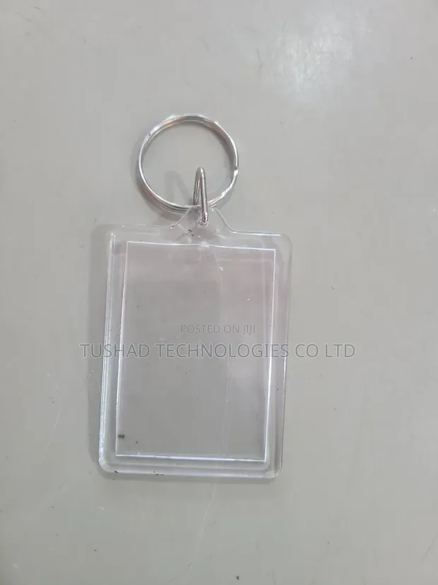 Customizable Plastic Clear Keyholders for Printing - 1