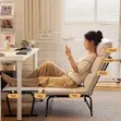 3-in-1 Foldable Bed with Mattress & 5-Position Backrest - 1