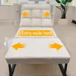 3-in-1 Foldable Bed with Mattress & 5-Position Backrest - 2
