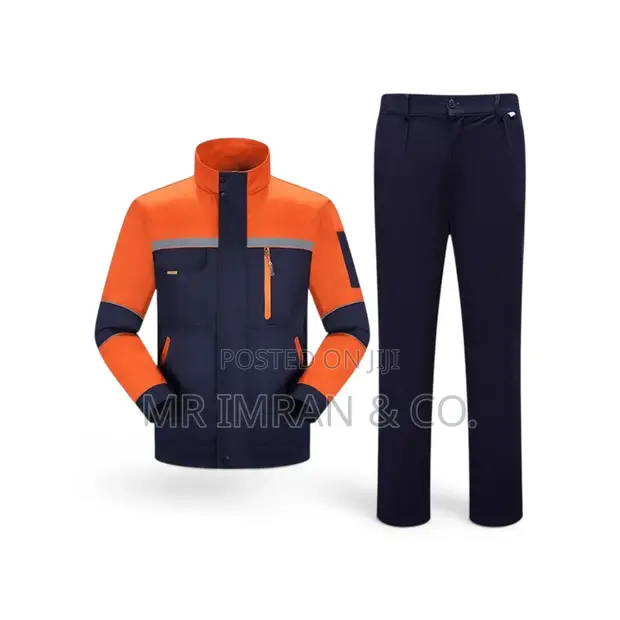 Two-Piece Industrial Safety Workwear Uniform Set - 1