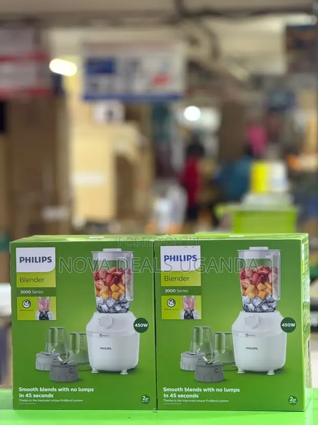 Brand New Philips 450W Electric Blender with Two Grinders - 1