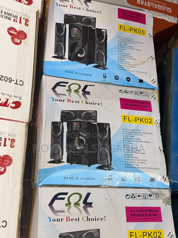 FL-PK02 3.1 Multimedia Speaker System - 1