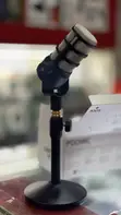Desktop Microphone Stand with Weighted Base - 5