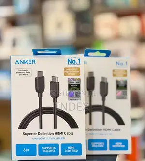 Anker 6ft HDMI Cable - 8K Ultra HD @ 60Hz, 4K @ 120Hz