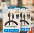 Anker 6ft HDMI Cable - 8K Ultra HD @ 60Hz, 4K @ 120Hz - 2