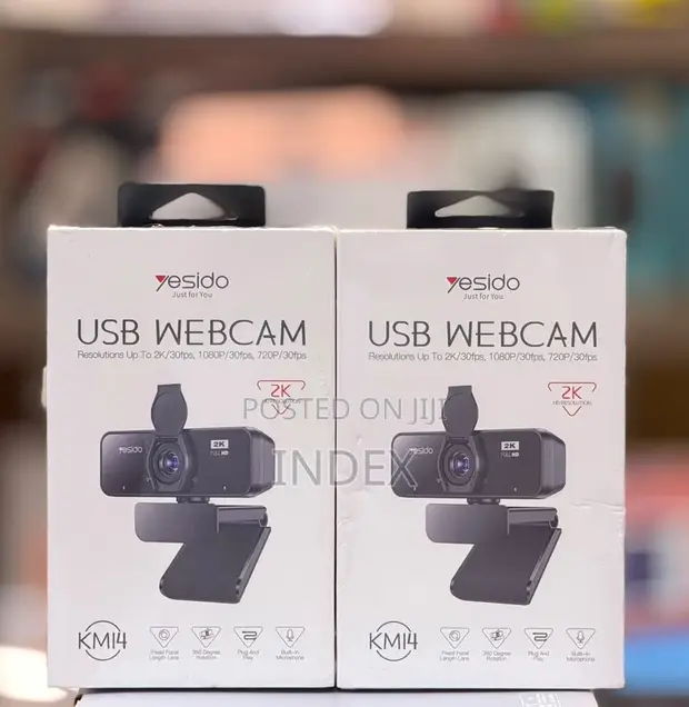 Yesido KM14 USB Webcam 2K HD with Microphone - 1