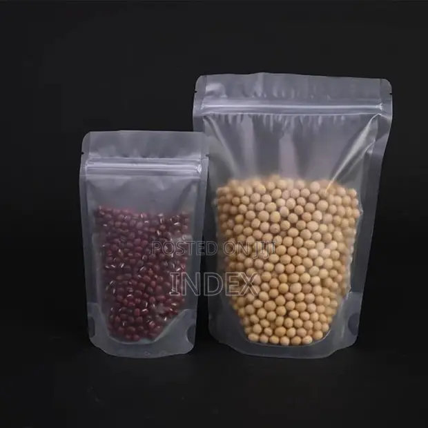 Transparent Ziplock Storage Bags (100 Pack) - 1