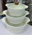 Danny Home 6-Piece Ceramic Casserole Set With Lids - 1