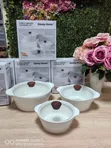 Danny Home 6-Piece Ceramic Casserole Set With Lids - 3