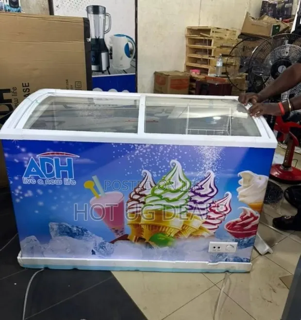 ADH 500L Showcase Display Freezer - Ice Cream Freezer - 1