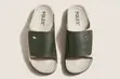 Men's Classic Beige/Green Polex Comfort Push-in Sandals - 1