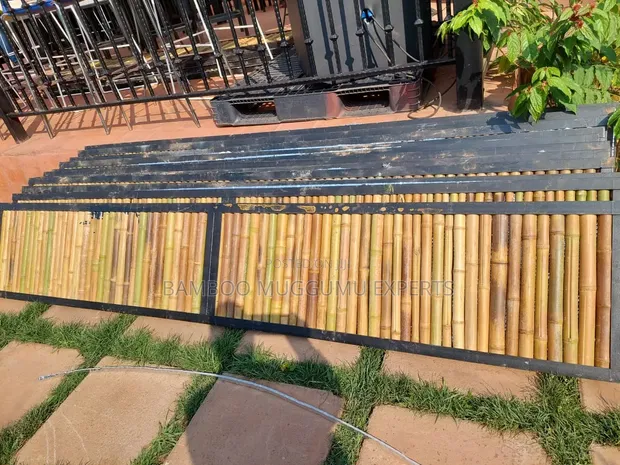 Framed Bamboo Covering Panels - 1