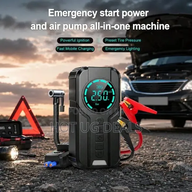 Car Jump Starter, Power Bank, Air Compressor - 1