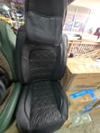 Black Faux Leather Car Seat Covers (5 Seater) - 1