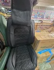 Black Faux Leather Car Seat Covers (5 Seater) - 2