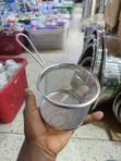 Round Stainless Steel Chips Server - 2