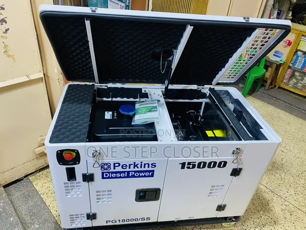 15KVA Perkins Silent Generator - 3 Phase, Water Cooled - 1