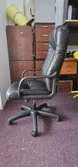 Refurbished Pure Leather High Back Office Chair - 2