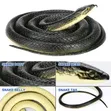 Realistic Rubber Snake Toy - 132cm - 1