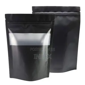 100 Large Ziplock Packaging Bags for Food
