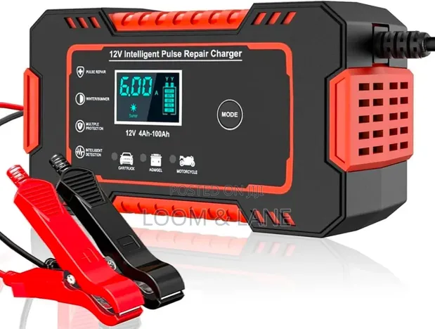 12V 6A Intelligent Pulse Repair Battery Charger - 1
