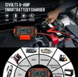 12V 6A Intelligent Pulse Repair Battery Charger - 2