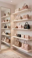 Modern Bags Shelves - Brand New - 1