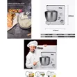 DSP 5L Stand Mixer, Dough Hand/Blender Food Processor, White - 1