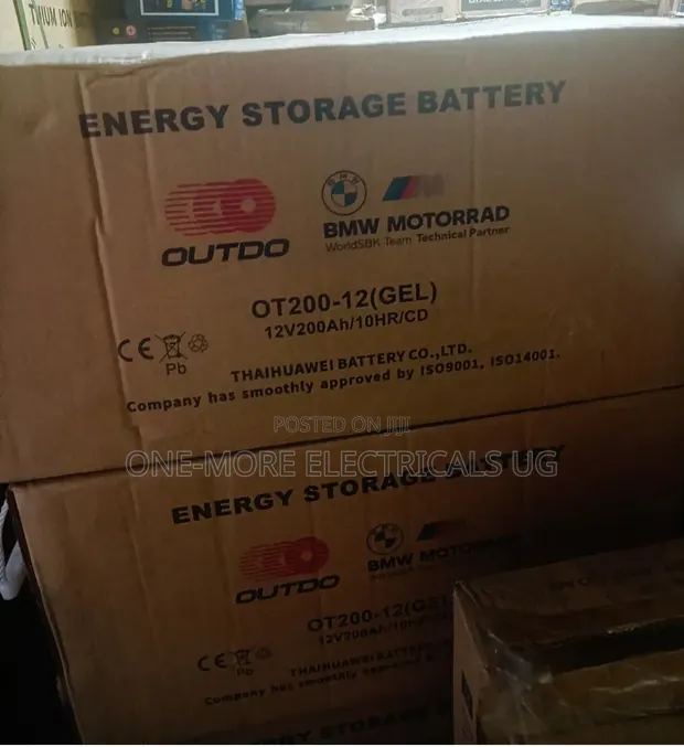 Outdo High Quality 200Ah/12V Gel Battery - 1