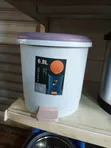 6.8L Plastic Waste Bin with Foot Pedal - 2