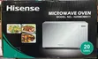 Hisense 20L Digital Microwave Oven with 6 Preset Menus - Mirror Silver - 2