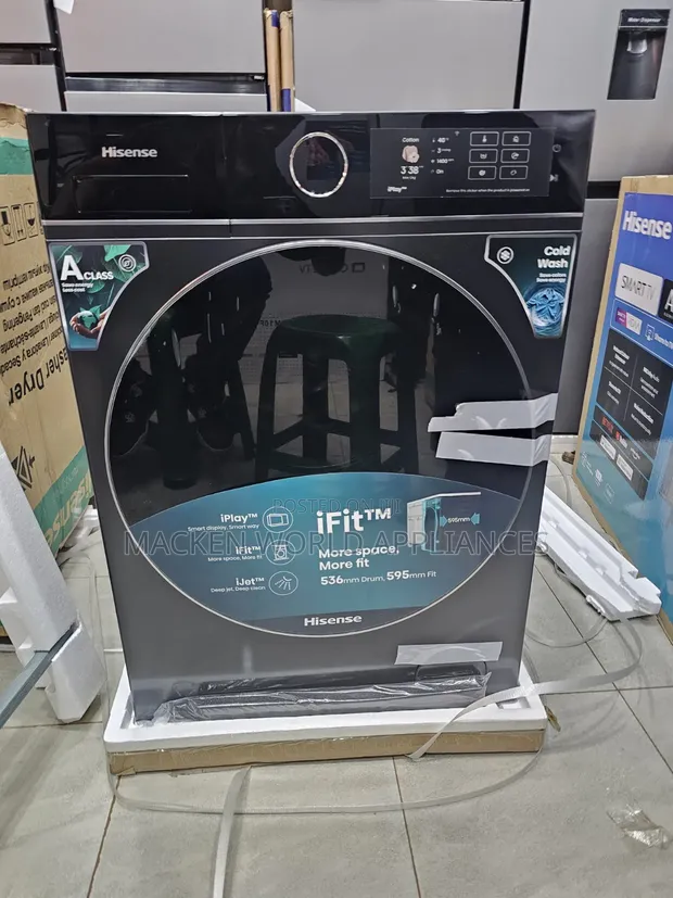 Hisense 12kg Front Loading Fully Automatic Washer Dryer - 1