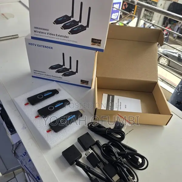 50m Wireless HDMI Video Extender with 2 Receivers - 1