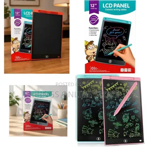 LCD Writing Tablet for Kids - Colorful Screen
