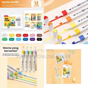Water-Based Acrylic Paint Marker Pens - Fine Tip Colors