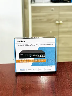 D-Link DES-F1006P-E 6-Port PoE Surveillance Switch