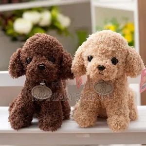 Brand New Dark Brown Poodle Stuffed Animal