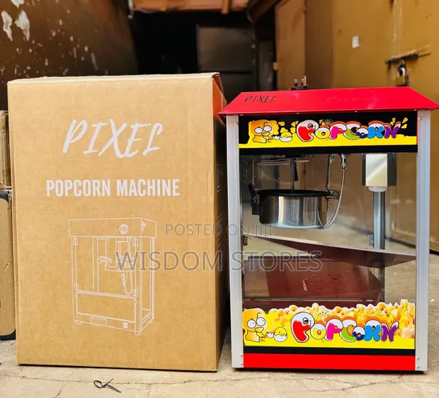 Pixel Commercial Electric Popcorn Maker Machine - 1