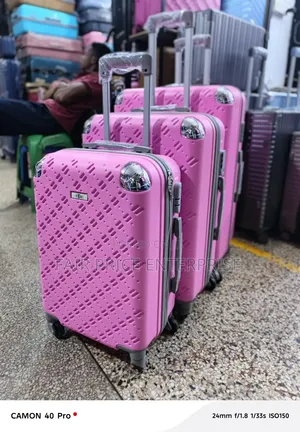 Quality 3-Piece Plastic Suitcase Set