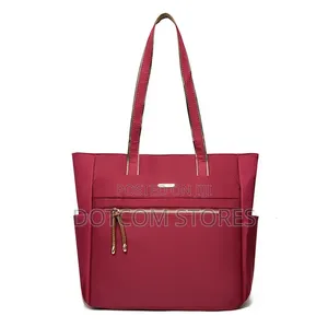 Large Oxford Cloth Tote Shoulder Bag - Women's