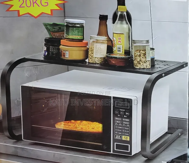 Thickened Board Microwave Storage Rack - Brand New - 1