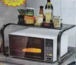 Thickened Board Microwave Storage Rack - Brand New - 1