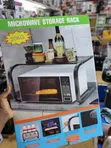 Thickened Board Microwave Storage Rack - Brand New - 3