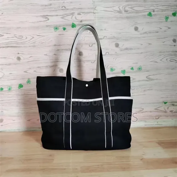 Large Canvas Tote Laptop Bag - 1