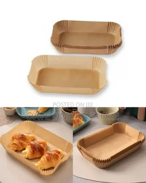 50 Pieces Rectangular Air Fryer Liners