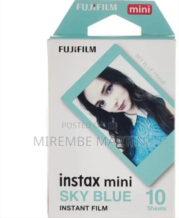 Fujifilm Instax Mini Sky Blue Film - 10 Exposures - 1