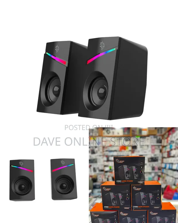 Porodo Gaming Stereo Speakers - Brand New - 1